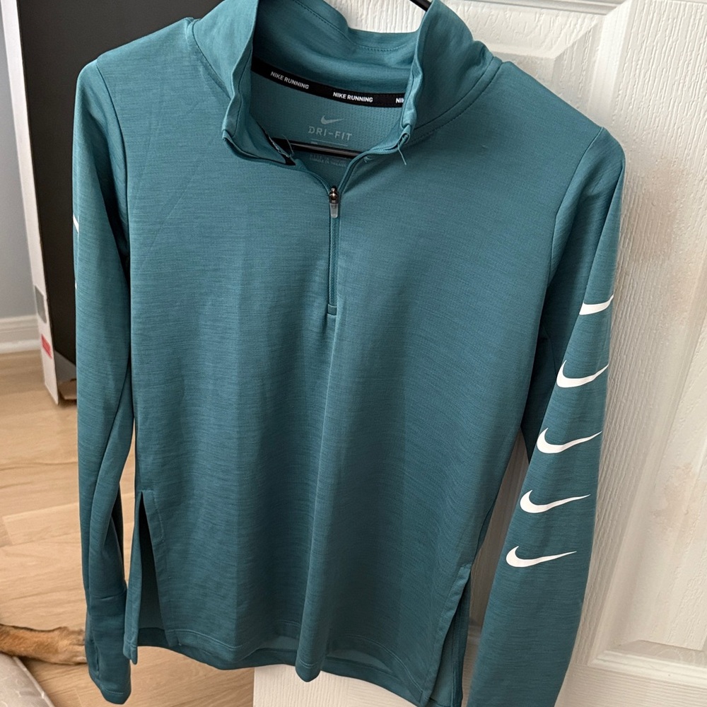 Nike Teal quarter zip